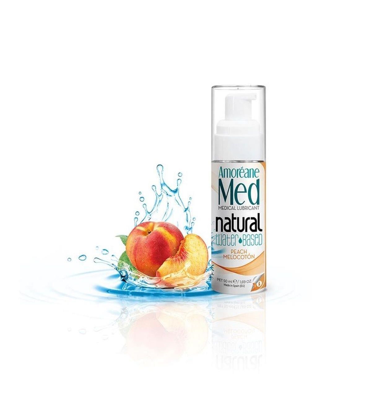 Lubrykant na bazie wody Amoreane brzoskwinia, 50 ml