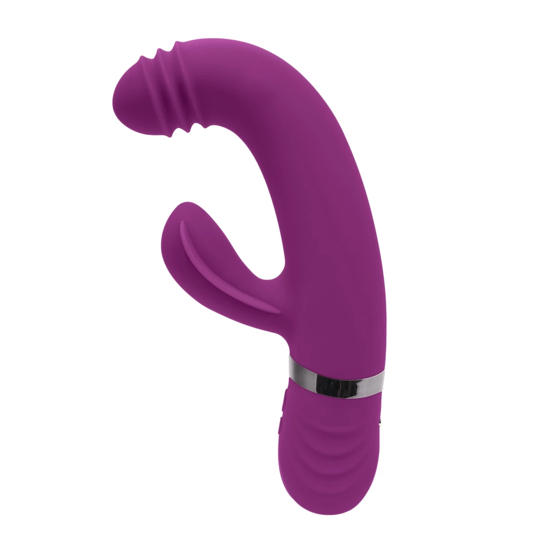 Вибратор Playboy Pleasure Tap That, 16.5 см (фиолетовый)