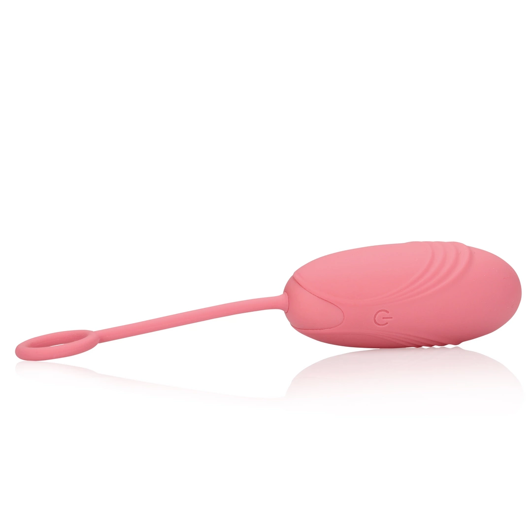 Виброяйцо Loveline Ultra Soft Pink Arabesque, 7.5 см (розовый)