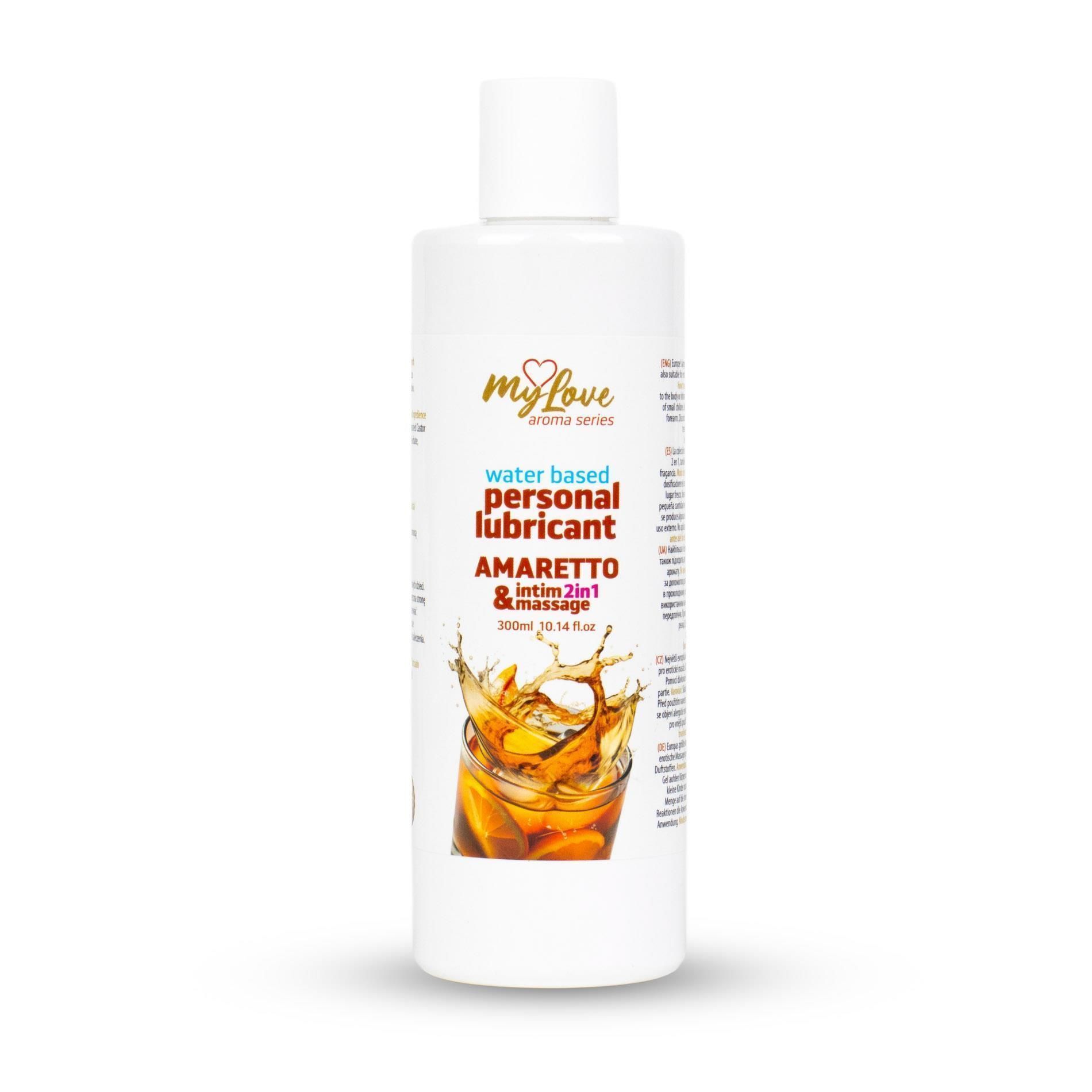 Lubrykant MyLove Aroma Series Intim&Massage 2in1 Amaretto, 300 ml