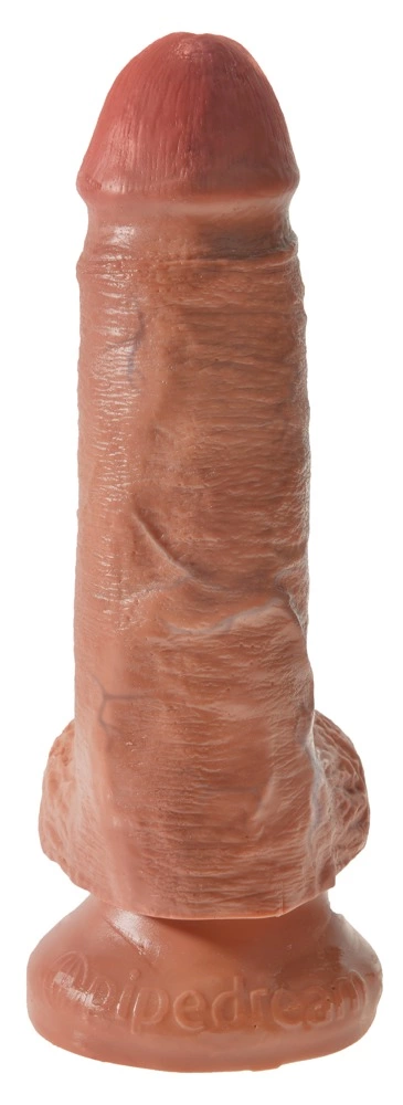 Фаллоимитатор King Cock With Balls, 19.4 см (коричневый)