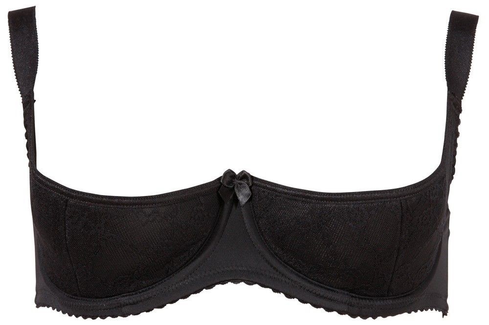 Бюстгальтер Cottelli Curves Shelf Bra, 95E (чорний)