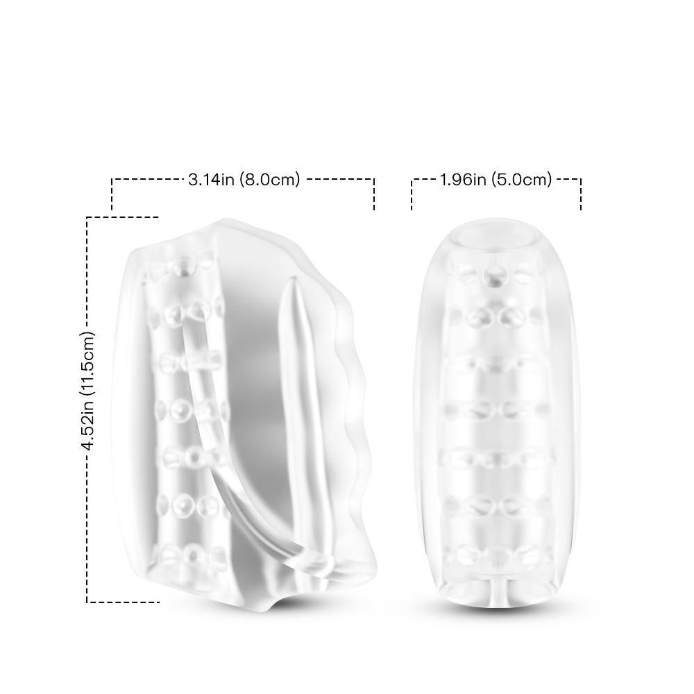 Мастурбатор с вибрацией B - Series Joy Master (прозрачный)