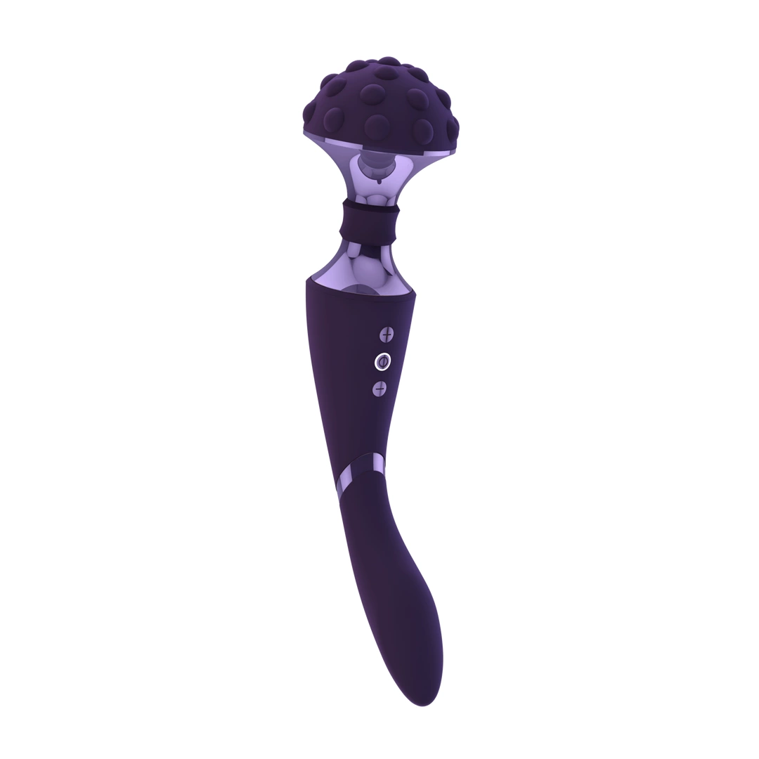 Вибромассажер Vive Shiatsu Bendable Massager Wand, 28.6 см (фиолетовый)