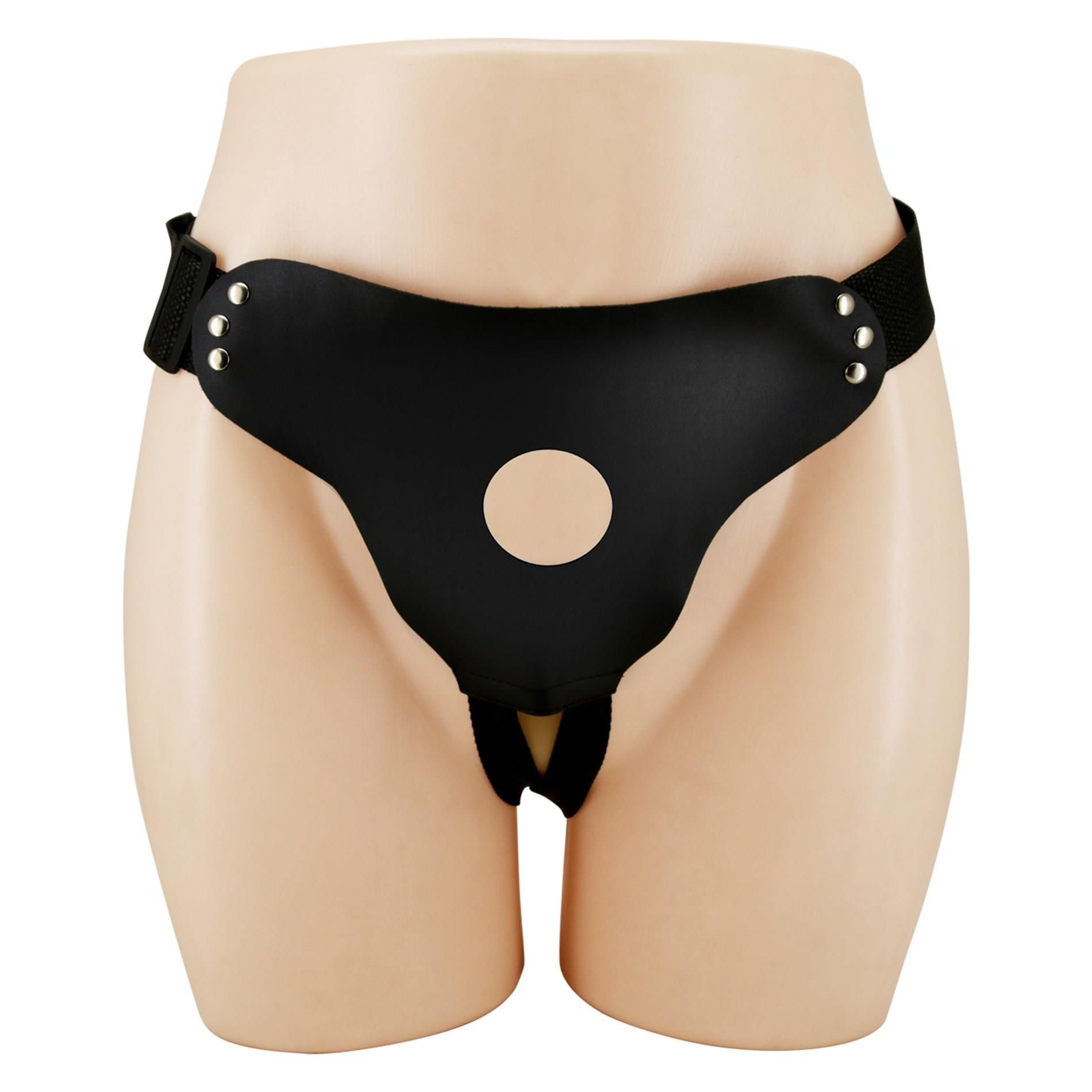 Трусики для страпона Pretty Love Harness Briefs Straps Love Spell (черный)