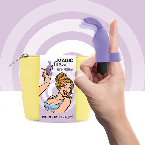 Вибратор на палец FeelzToys Magic Finger, 10 см (фиолетовый)