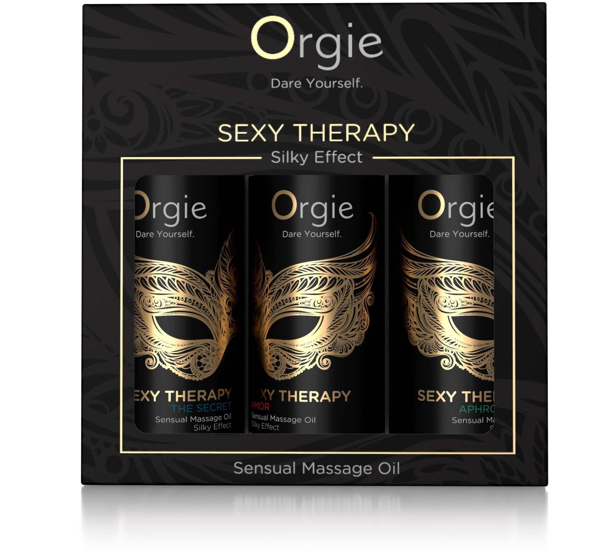 Zestaw olejków do masażu Orgie Sexy Therapy, 30 ml 3 szt