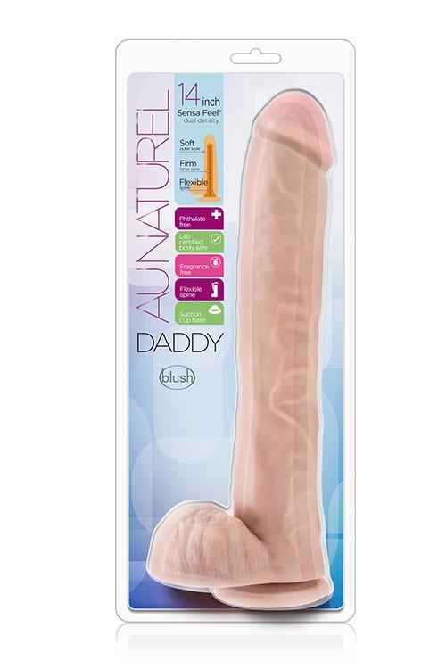Фаллоимитатор Au Naturel Daddy 14 Inch, 35.5 см (телесный)