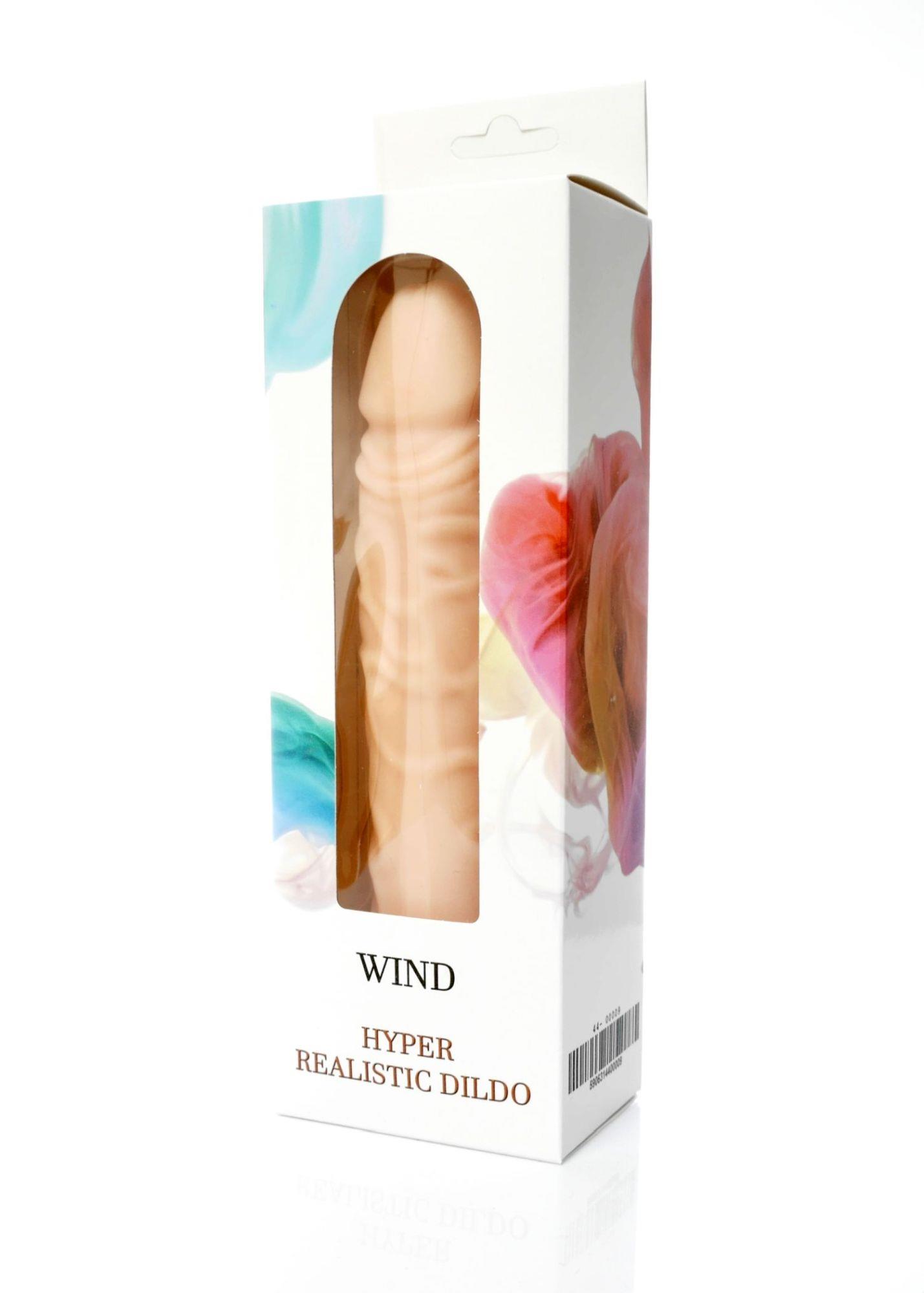 Фаллоимитатор Boss Series Wind, 19.5 см (телесный)