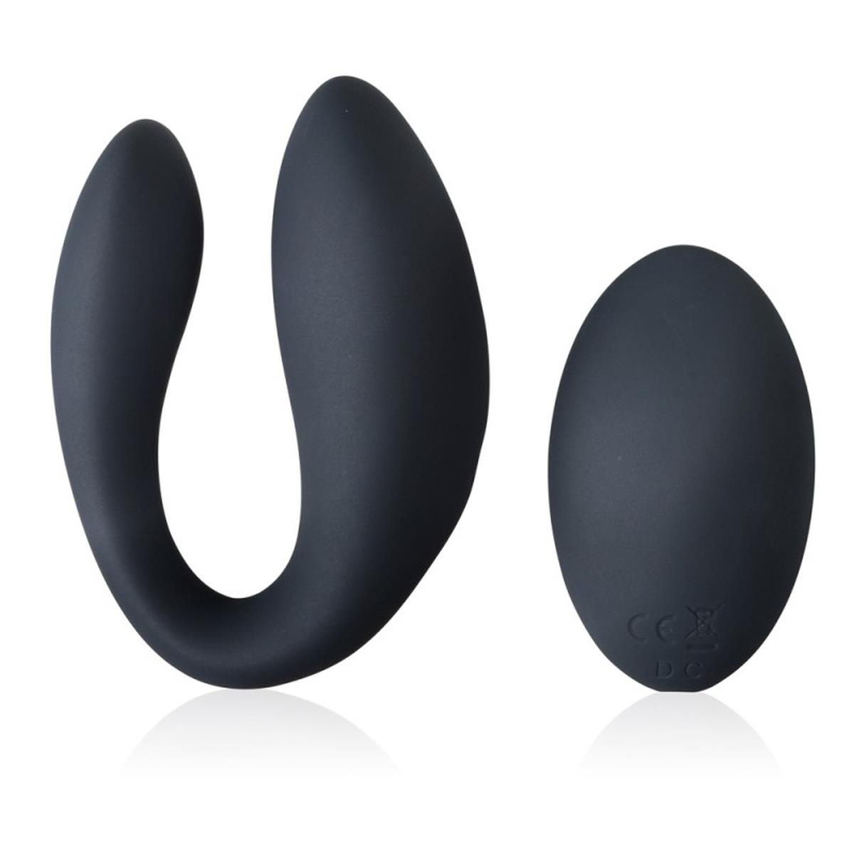 Вибратор для пары INTY Toys Switch, 8.5 см (черный)