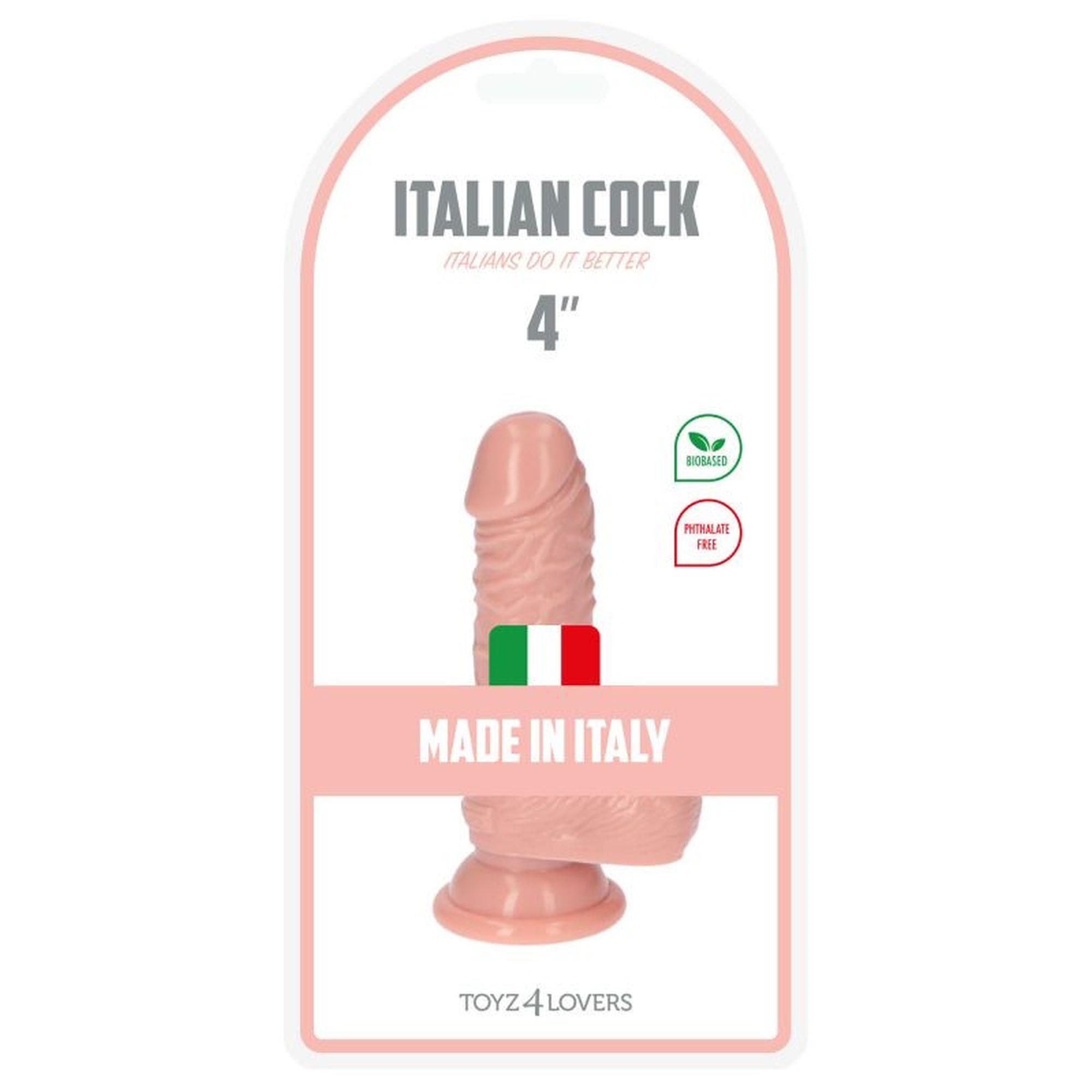 Фаллоимитатор Toyz4lovers Italian Cock 4”, 10.5 см (телесный)