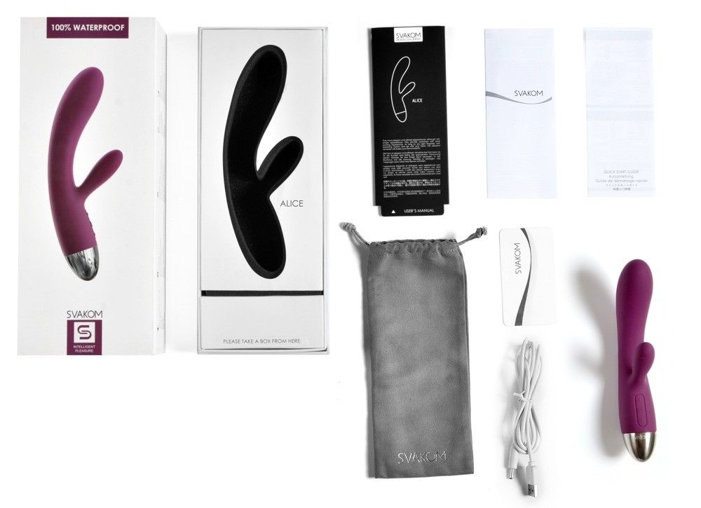 Wibrator Svakom Alice, 17,6 cm (fioletowy)