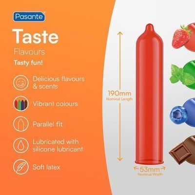 Презервативи Pasante Strawberry Crush, 144 шт