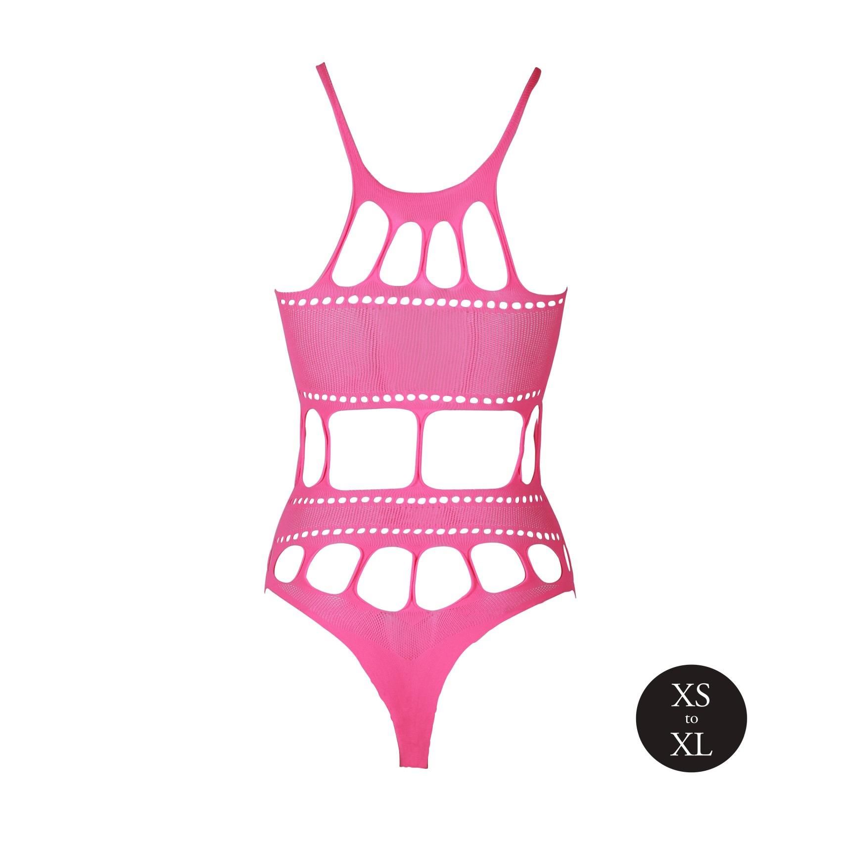 Боди Ouch! Grecian Neckline Neon, XS/XL (розовый)