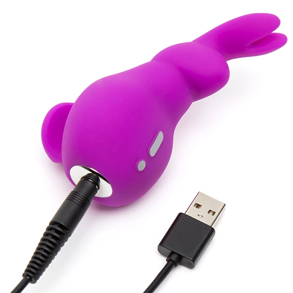 Вибратор для клитора Happy Rabbit Mini Ears, 11,4 см (фиолетовый)