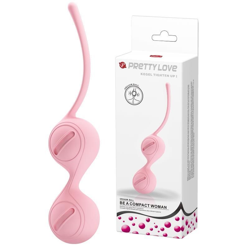 Вагинальные шарики Pretty Love Kegel Tighten Up, 16,3  см (розовый)