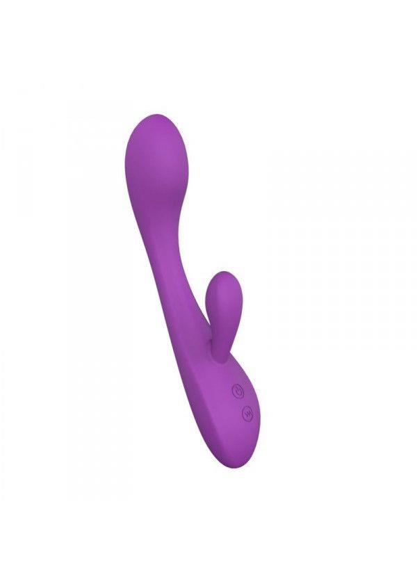 Вібратор-кролик Elys Convex Rabbit, 20 см (фіолетовий)