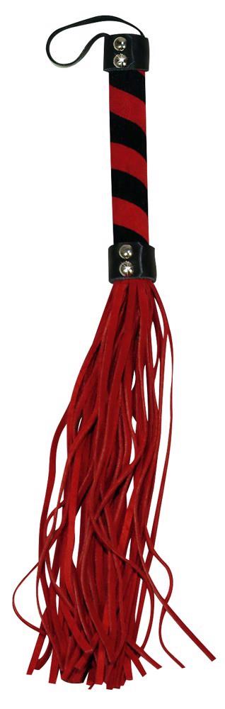 Flogger Bad Kitty Naughty Toys Whip, 38 cm (czerwony)