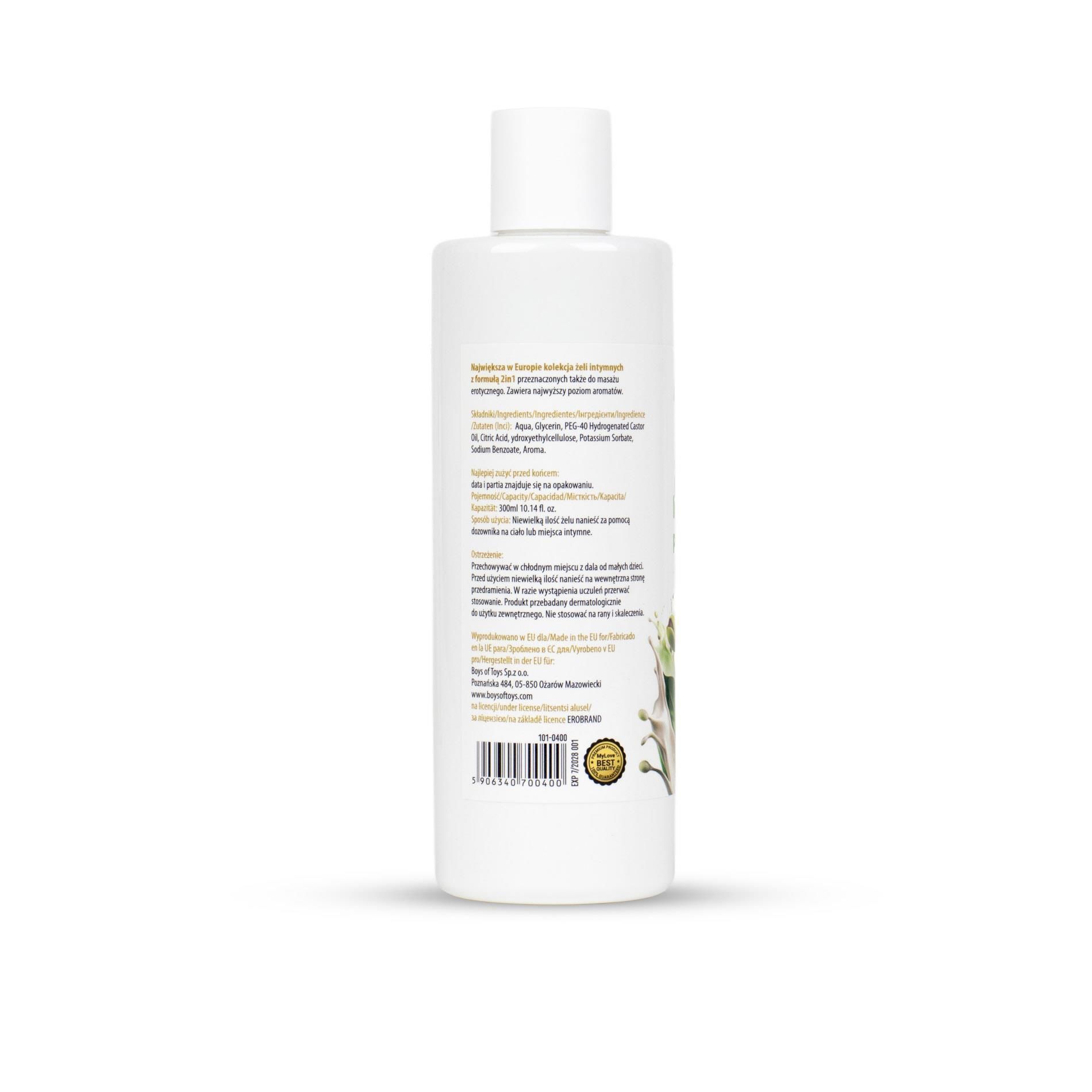Lubrykant MyLove Aroma Series Intim&Massage 2in1 Pistachio, 300 ml
