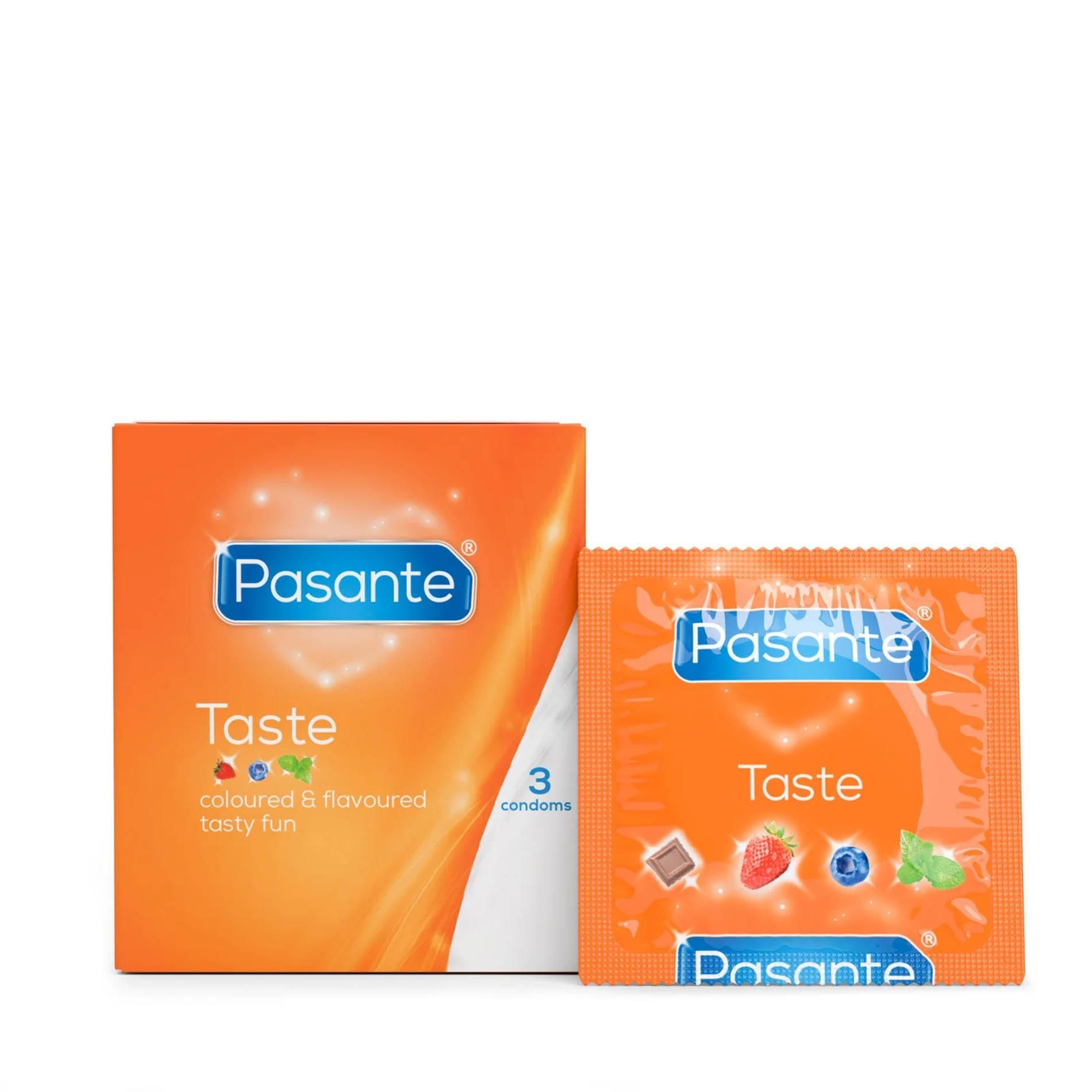 Презервативы Pasante Misti Taste, 3 шт