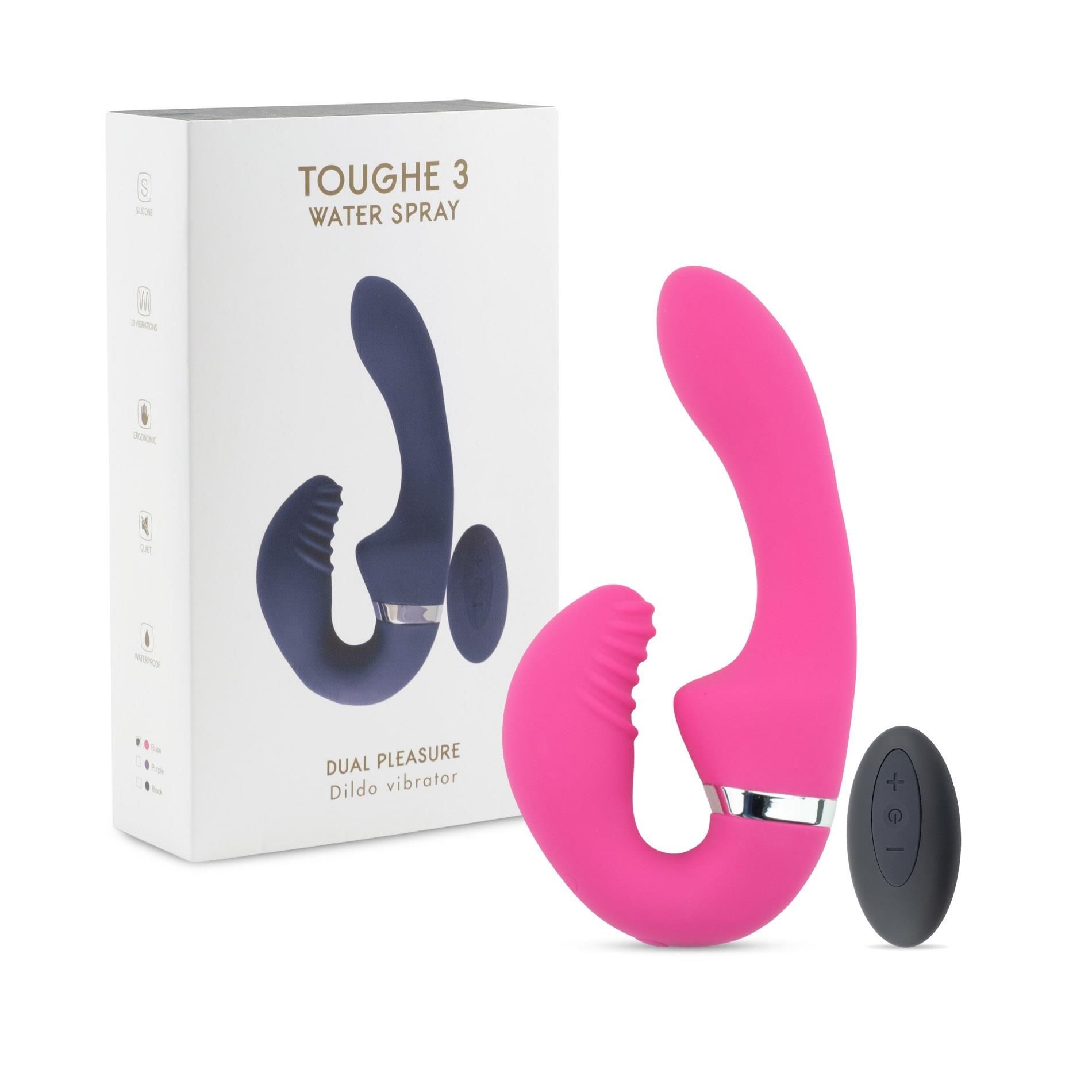 Boys of Toys B - Series Toughe 3 - Dual Pleasure - Wibrator podwójnej stymulacji B -, Różowy, 17.7 cm