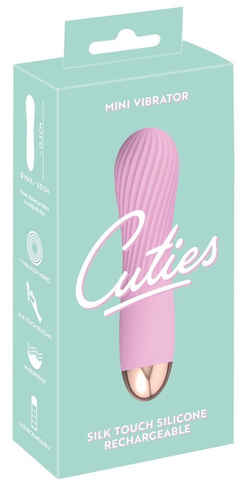 Мини-вибратор Cuties, 12,5 см (розовый)