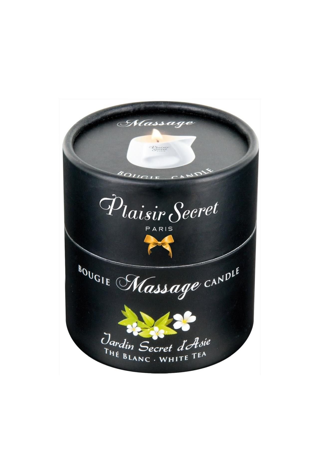 Secret Pleasure The White Massage Candle - Świeca do masażu, 80 ml