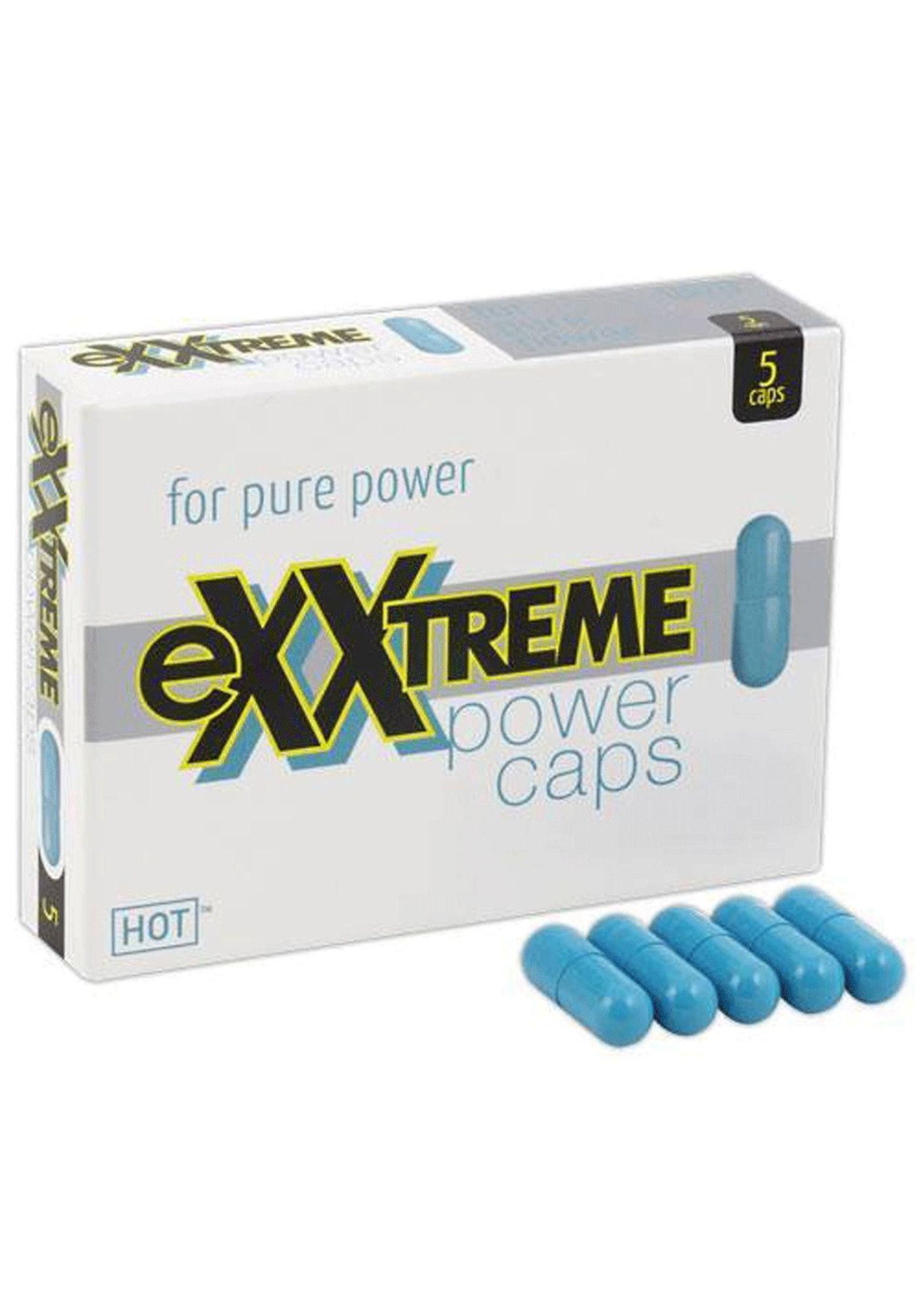 Kapsułki zwiększające potencję u mężczyzn Hot Exxtreme Power Caps, 5 szt