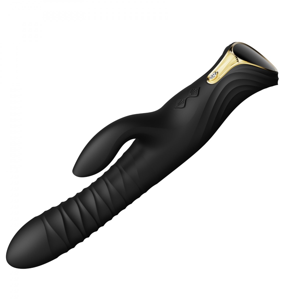 Вибратор-кролик Zalo Mose Rabbit Thruster, 25,7 см (черный)