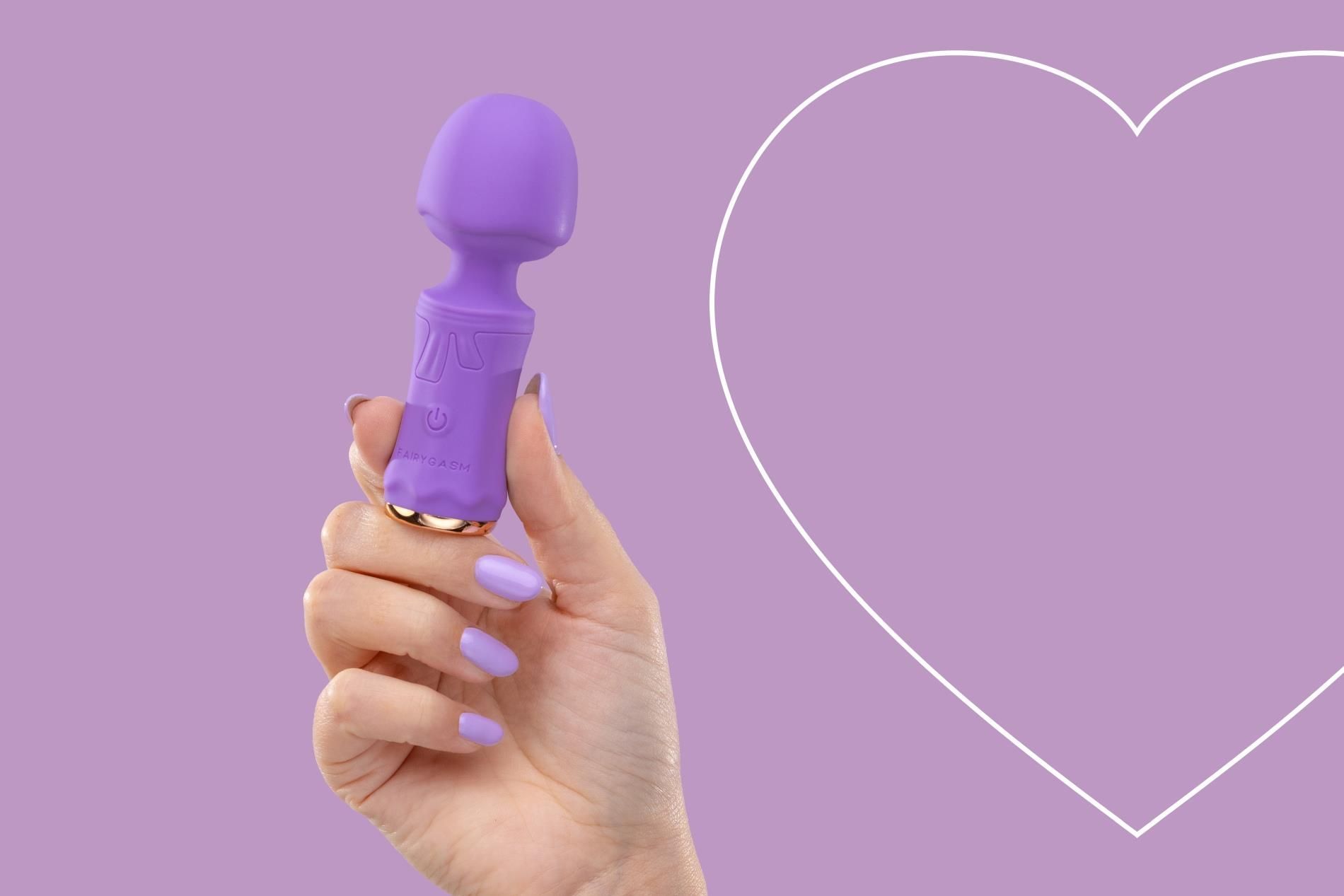 Вибратор FairyGasm SecretFuntasy, 11 см (фиолетовый)