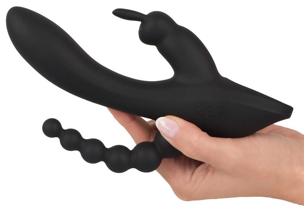 Вибратор Smile Triple G-Spot, 20,8 см (черный)