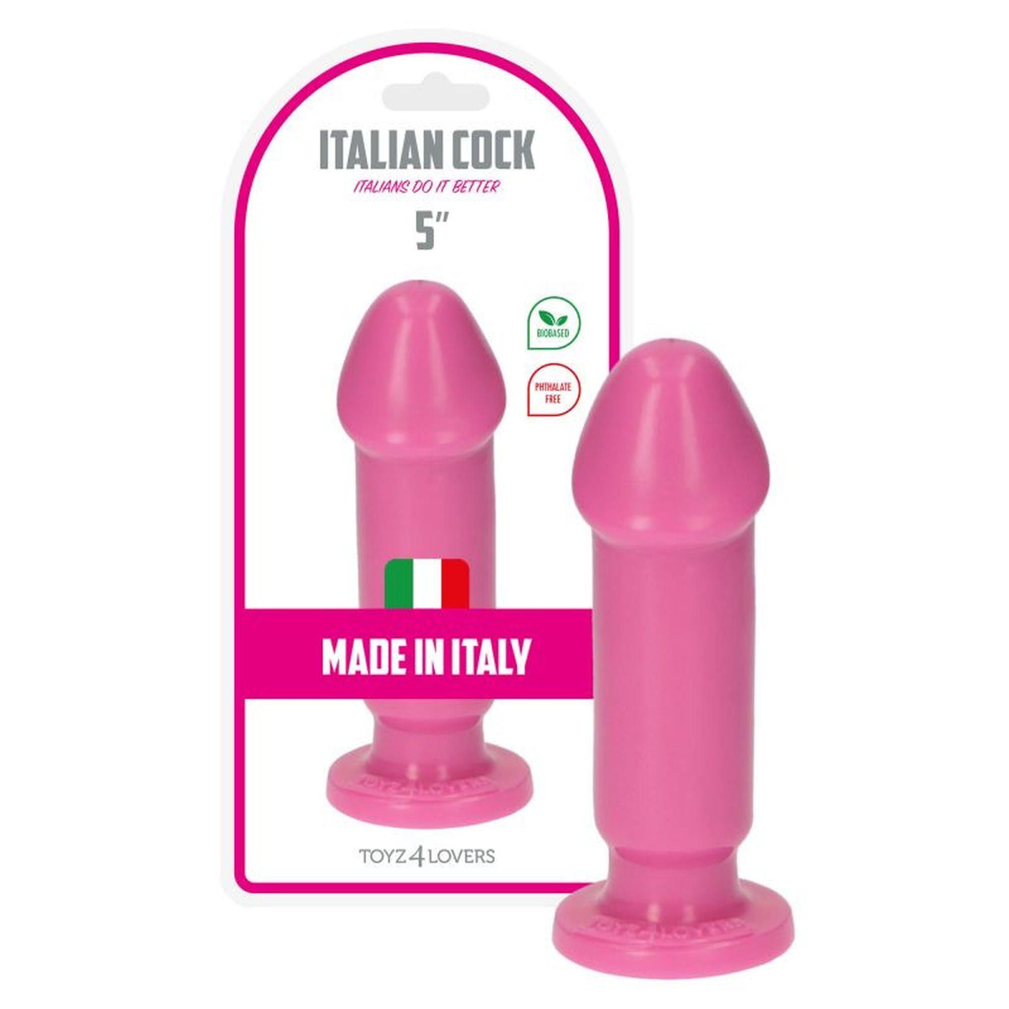 Dildo Toyz4lovers Caio, 13 cm (różowy)
