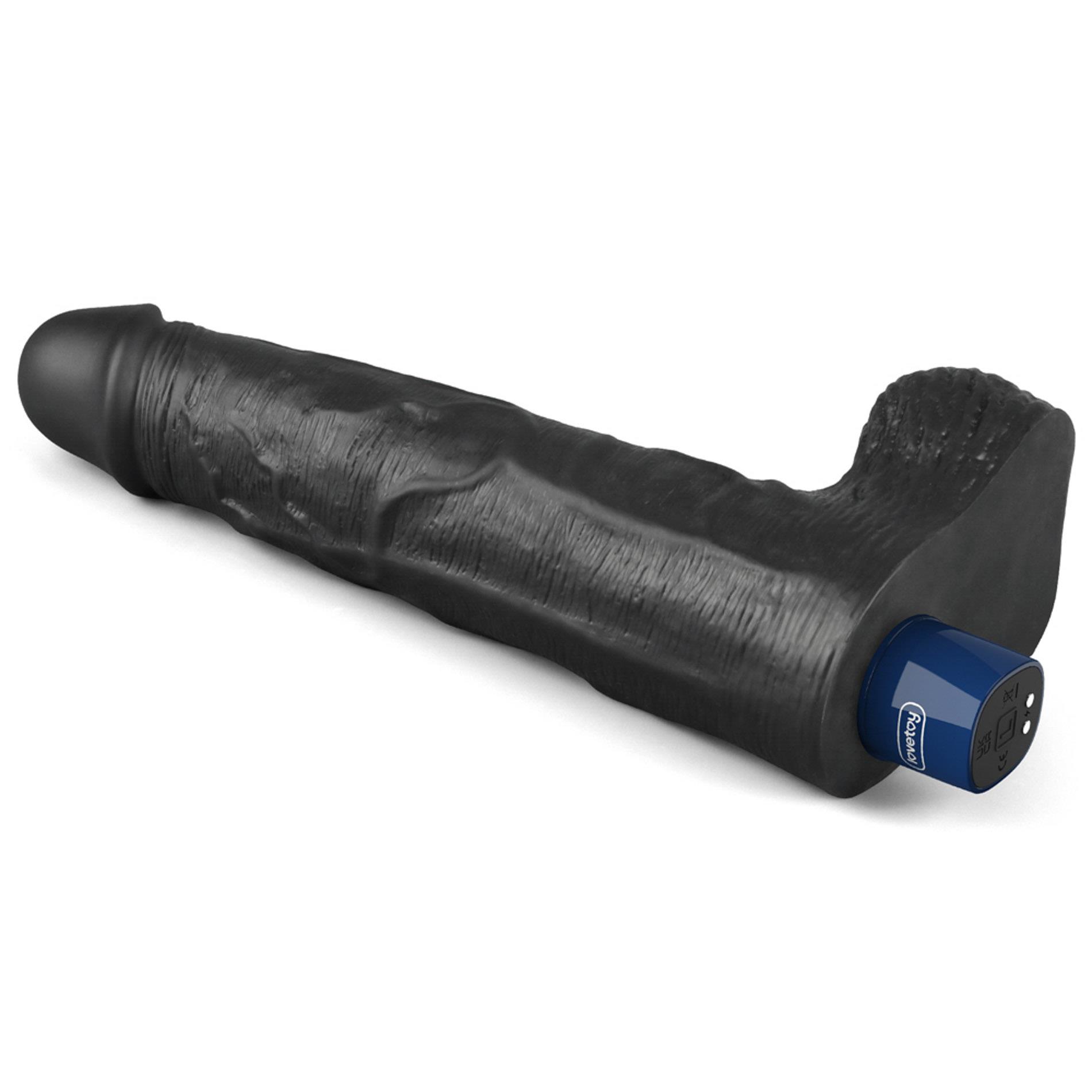 Vibrator Lovetoy Real Softee 10", 25.5 cm (czarny)