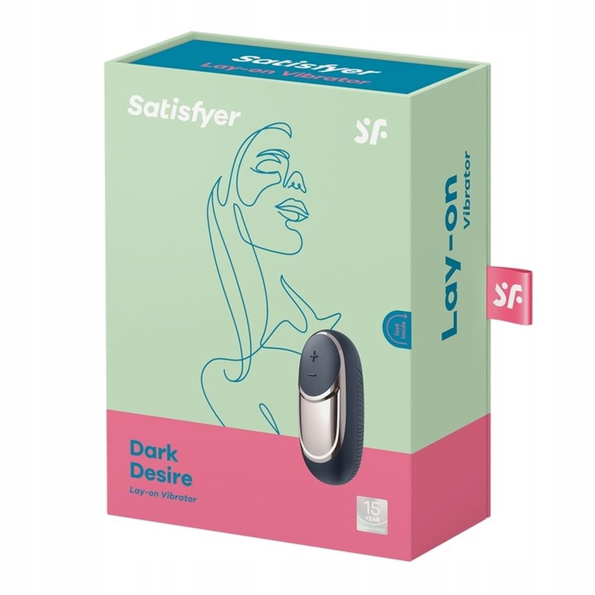 Вібратор для клітора Satisfyer Dark Desire, 9,4 см (сірий)