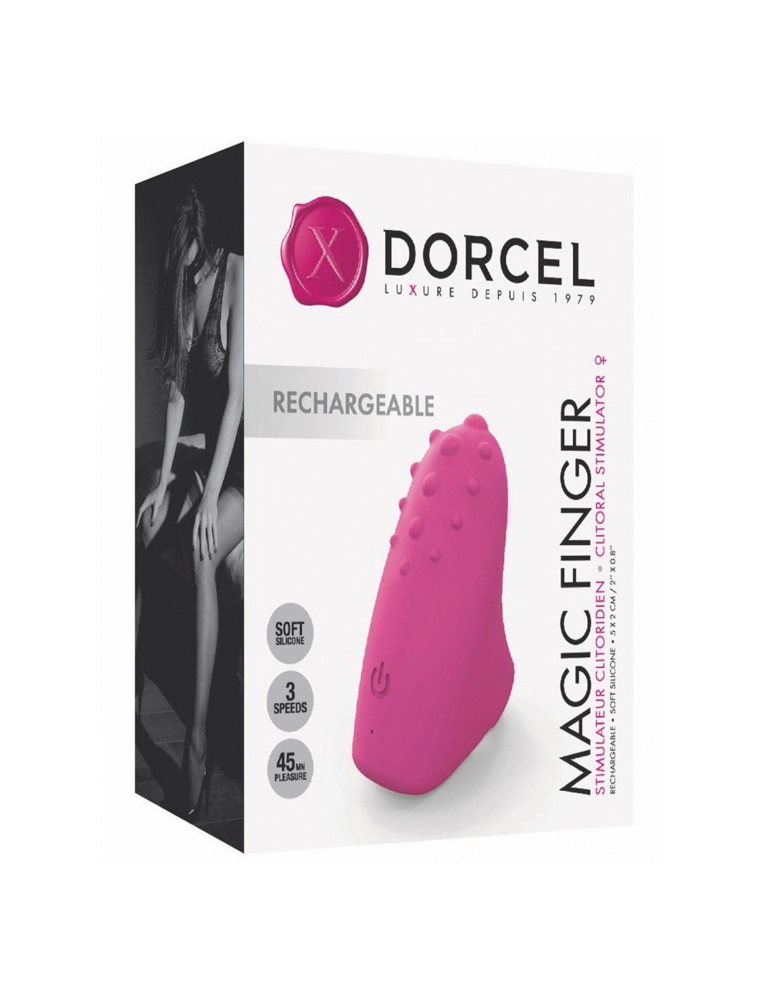 Wibrator na palec Dorcel Magic Finger, 5 cm (różowy)