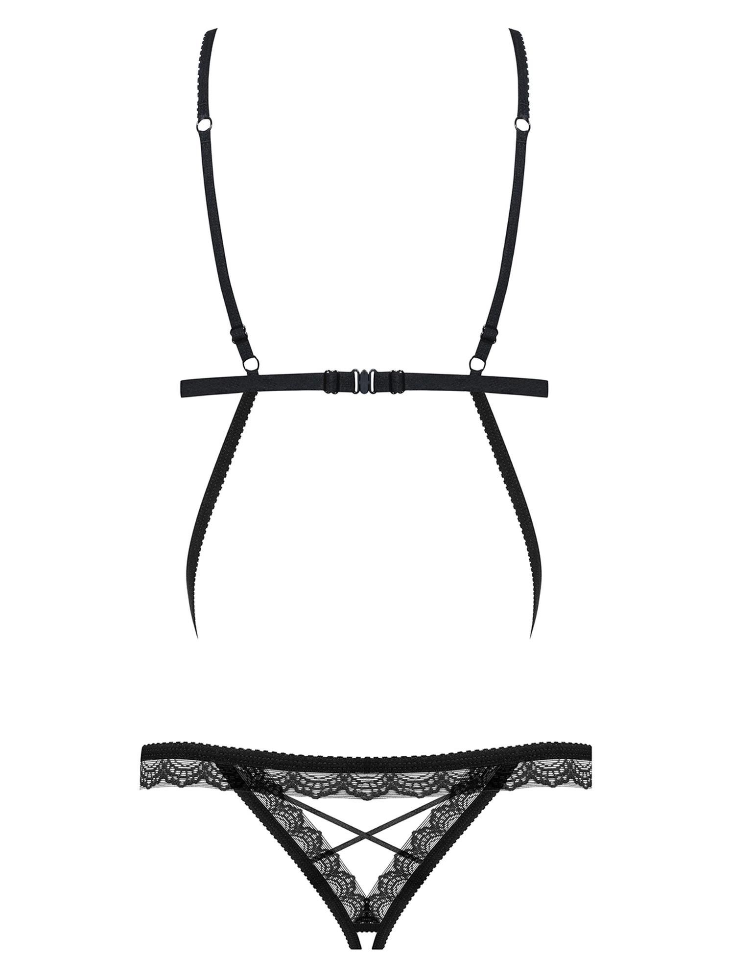 Боди Obsessive 865-TED-1, L/XL (черный)