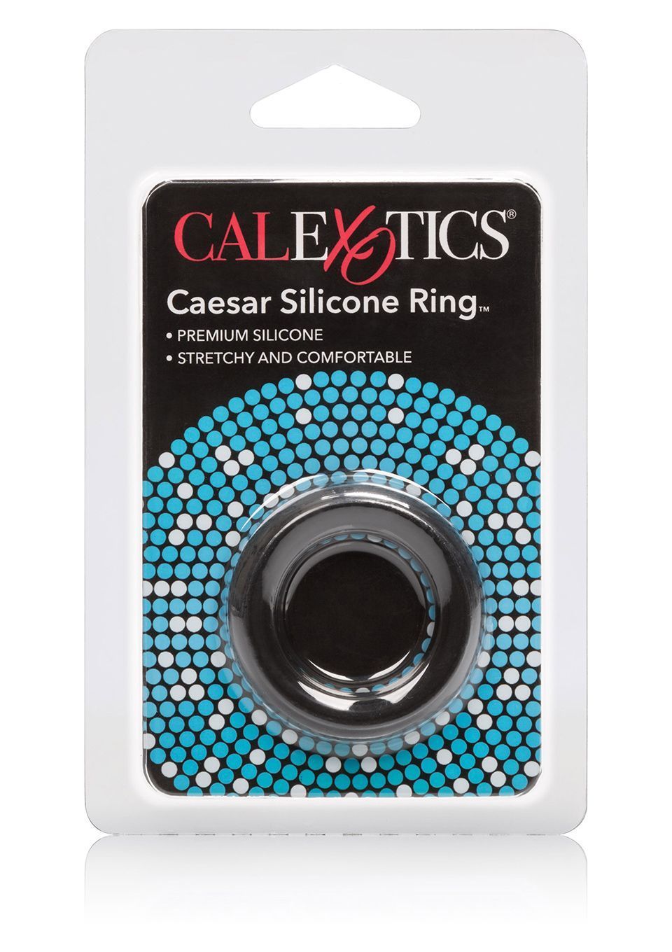 Ерекційне кільце CalExotics Caesar, 3,2 см (чорний)