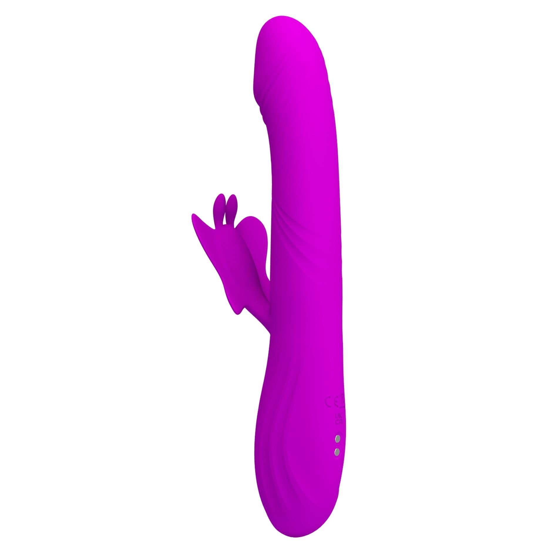 Вибратор-кролик Pretty Love Bella Purple, 24 см (фиолетовый)
