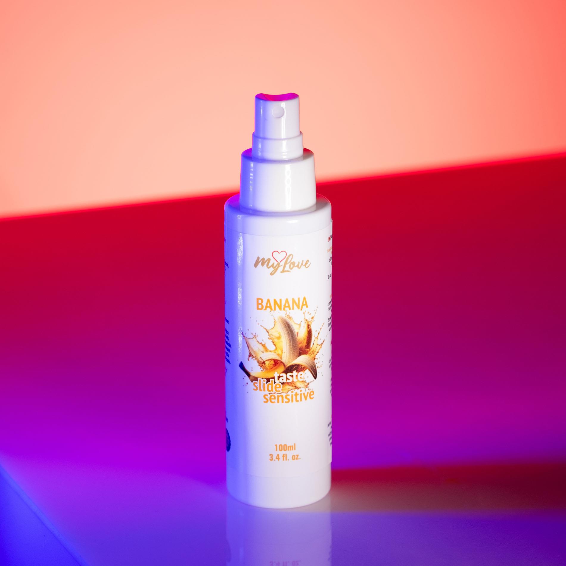 Лубрикант на водной основе MyLove Taste Slide Sensitive Banana, 100 мл