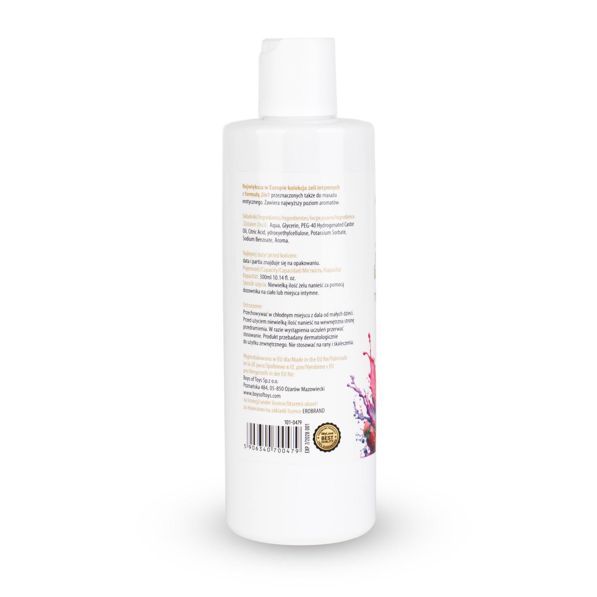 Лубрикант MyLove Aroma Series Intim&Massage 2in1 Tutti-Frutti, 300 мл