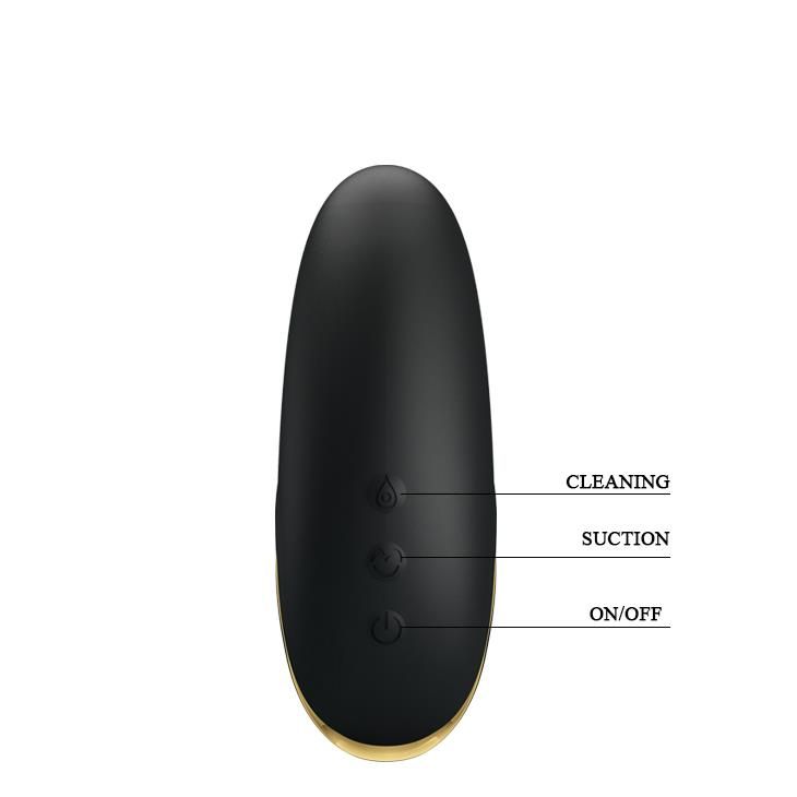 Вакуумный стимулятор клитора с вибрацией Pretty Love Otis (черный)