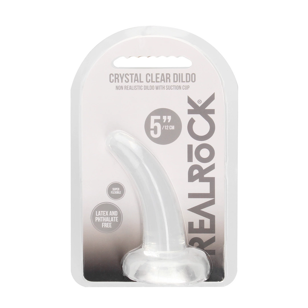 Фаллоимитатор Realrock Crystal Clear Dildo 5", 11.5 см (прозрачный)