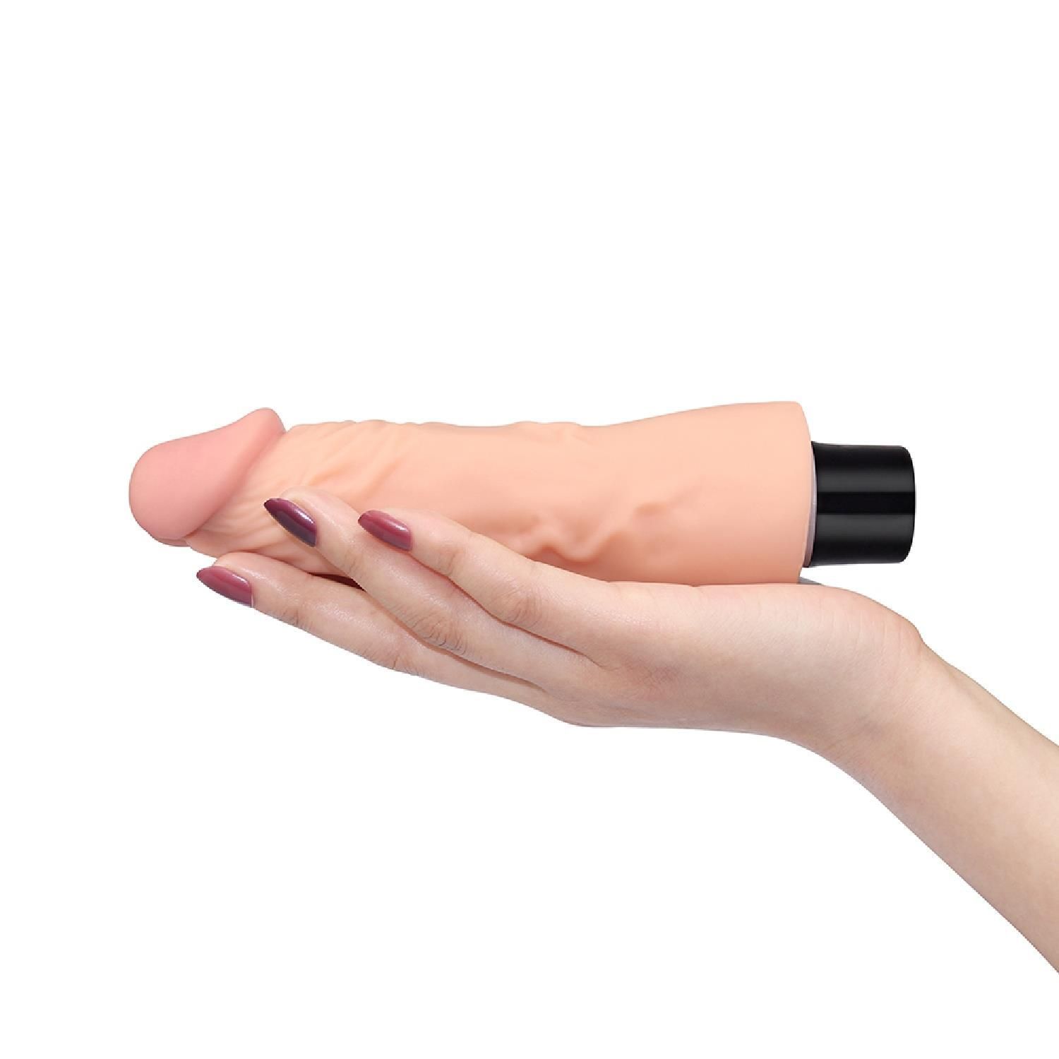 Вибратор реалистичный LoveToy Reel Softee, 18 см (телесный)