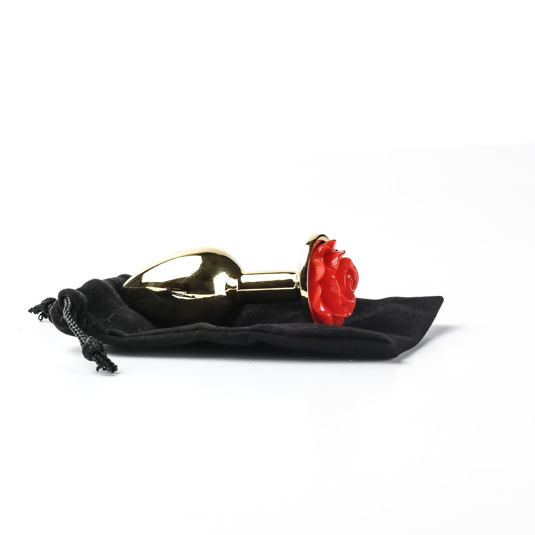 Korek analny Simply Pleasure S, 7 cm (czerwony)