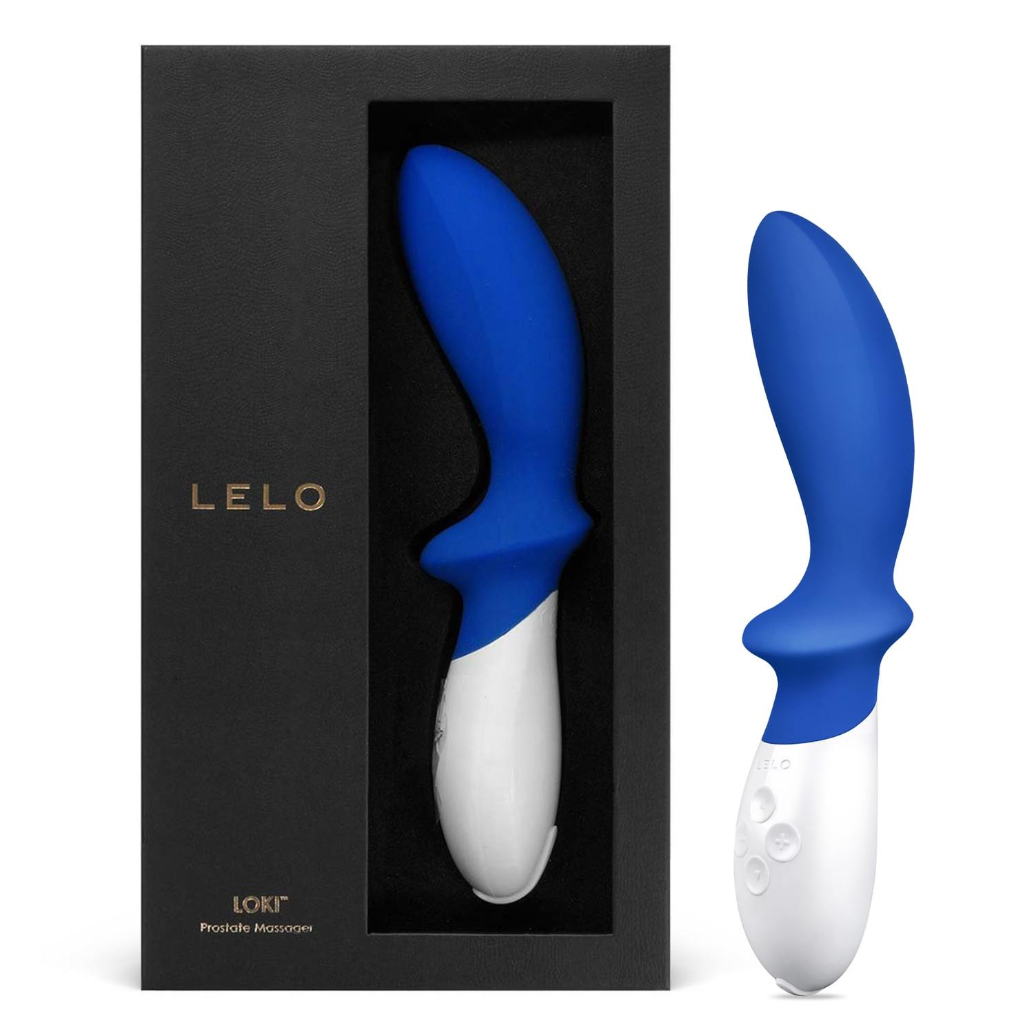 Стимулятор простаты Lelo Loki, 19,6 см (синий)