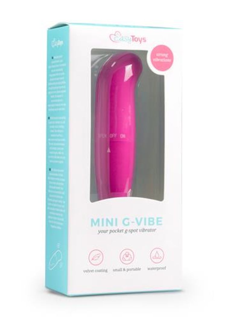 Мини-вибратор EasyToys G-Spot, 12 см (розовый)
