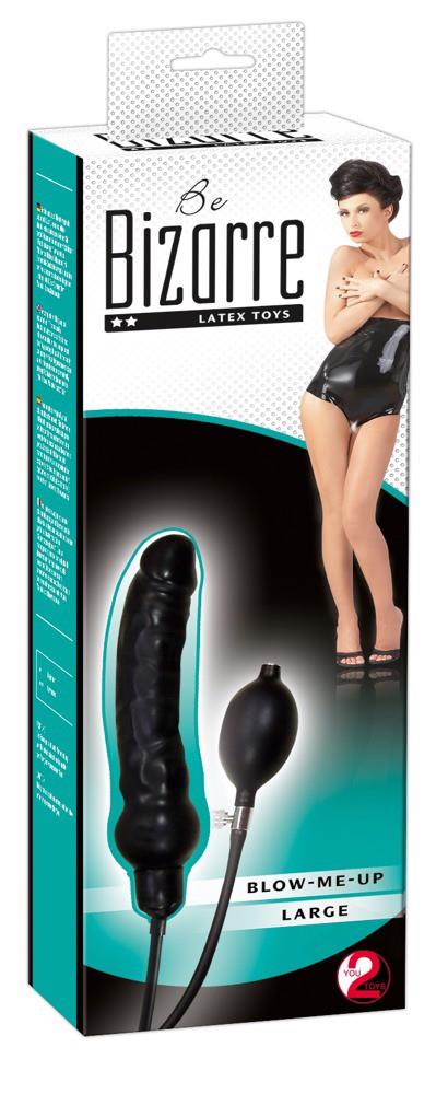 Фаллоимитатор You2Toys Be Bizarre Blow-Me-Up Large, 25 см (черный)