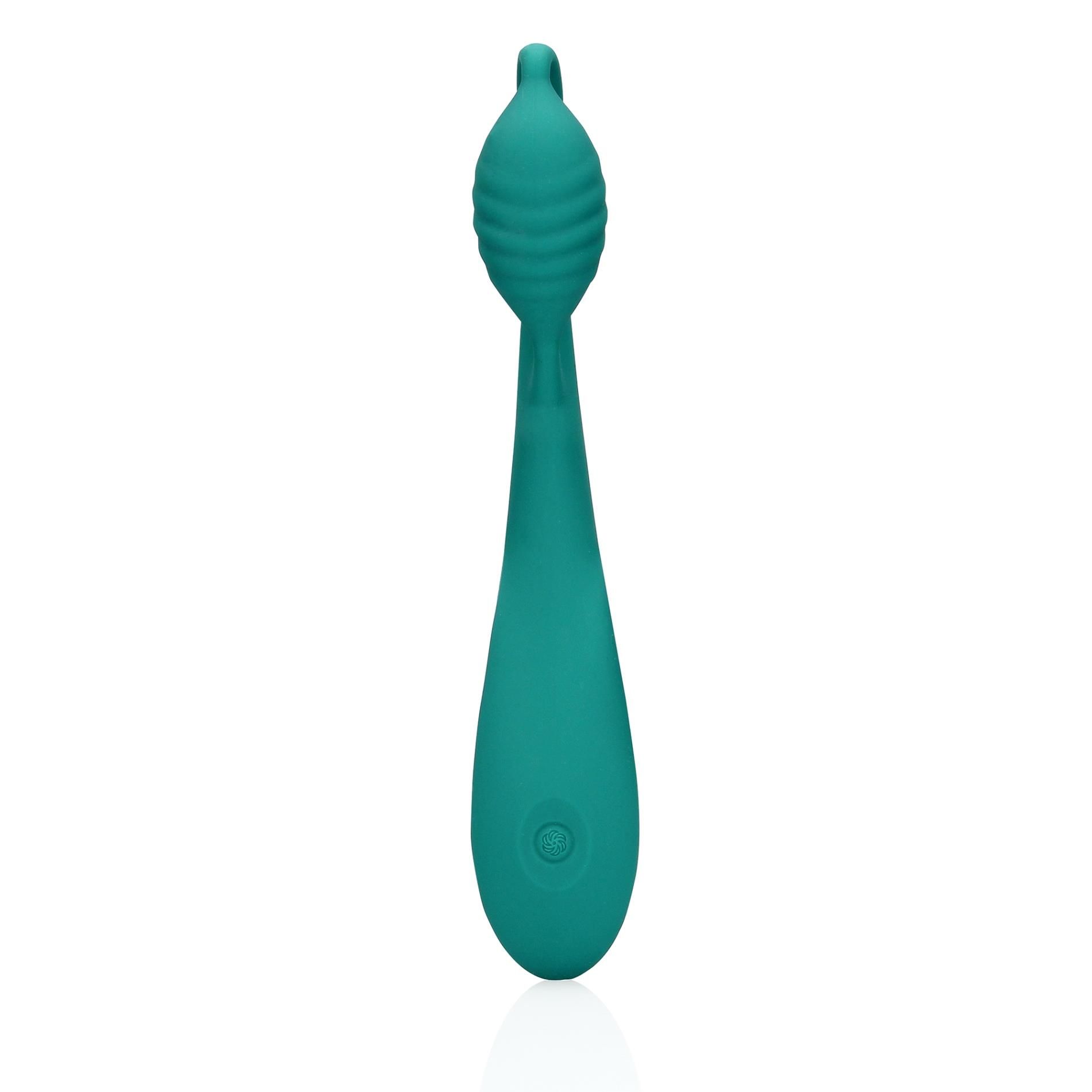 Вибратор Loveline G-Spot With Bead, 21.6 см (зеленый)