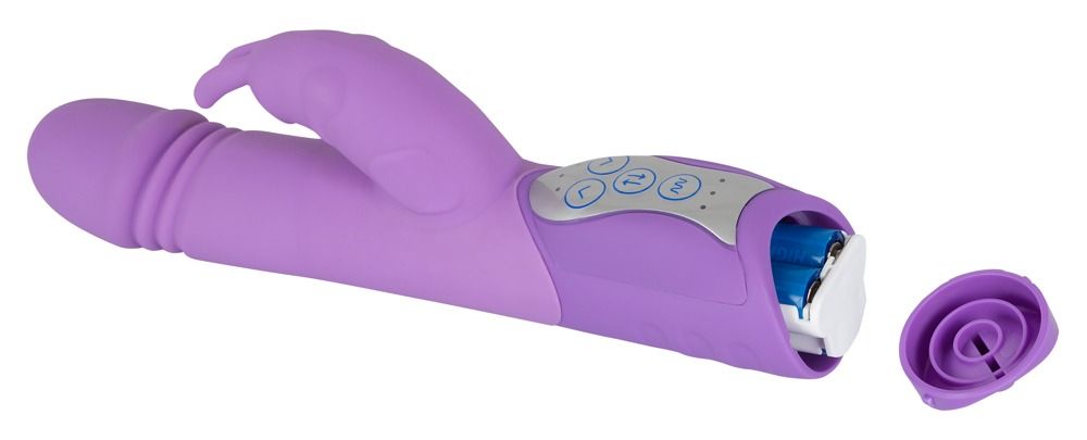 Вибратор-кролик Orion Sweet Smile Push, 25 см (фиолетовый)