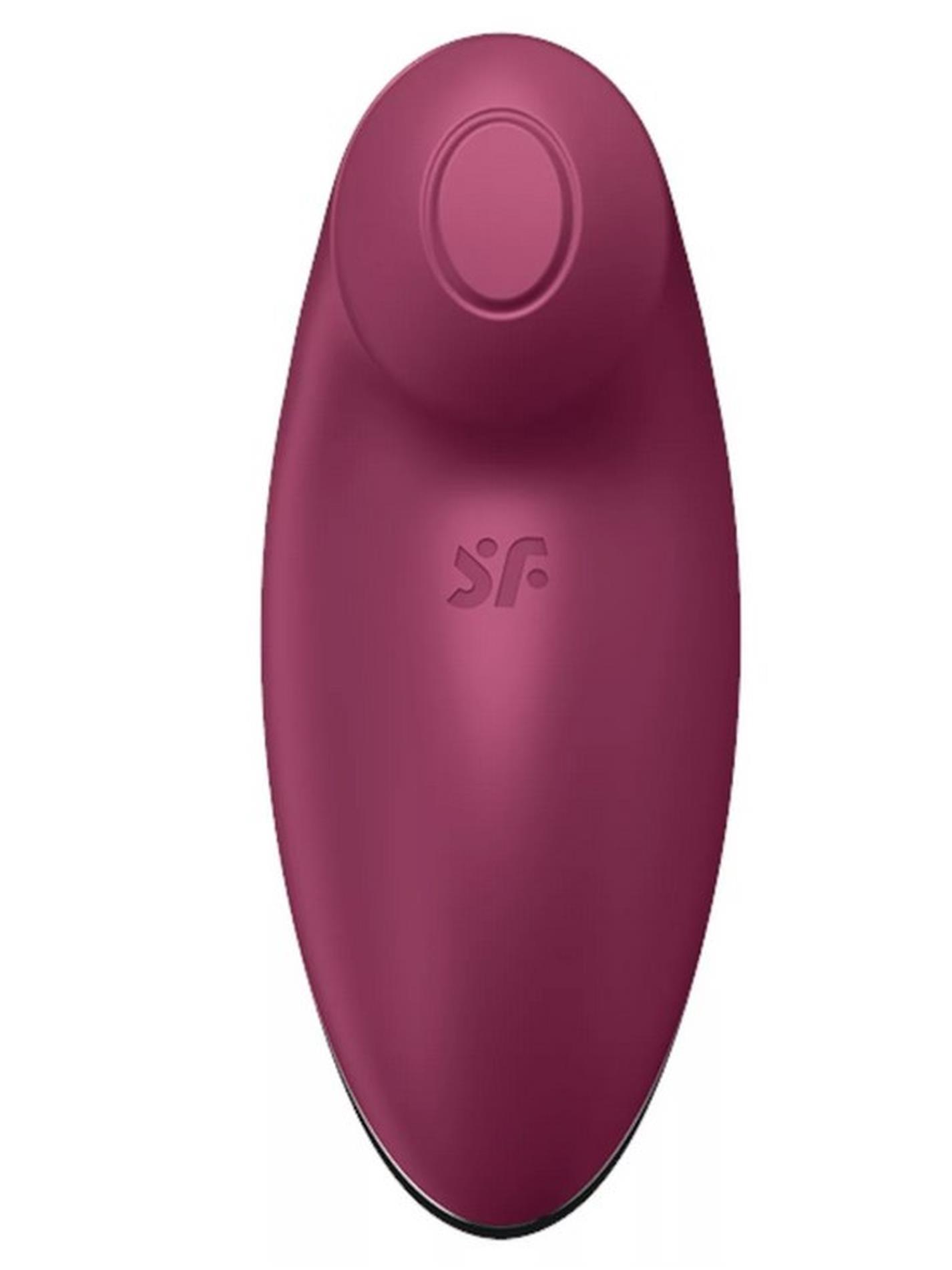 Вибратор для клитора Satisfyer Tap Climax 2 (бордовый)